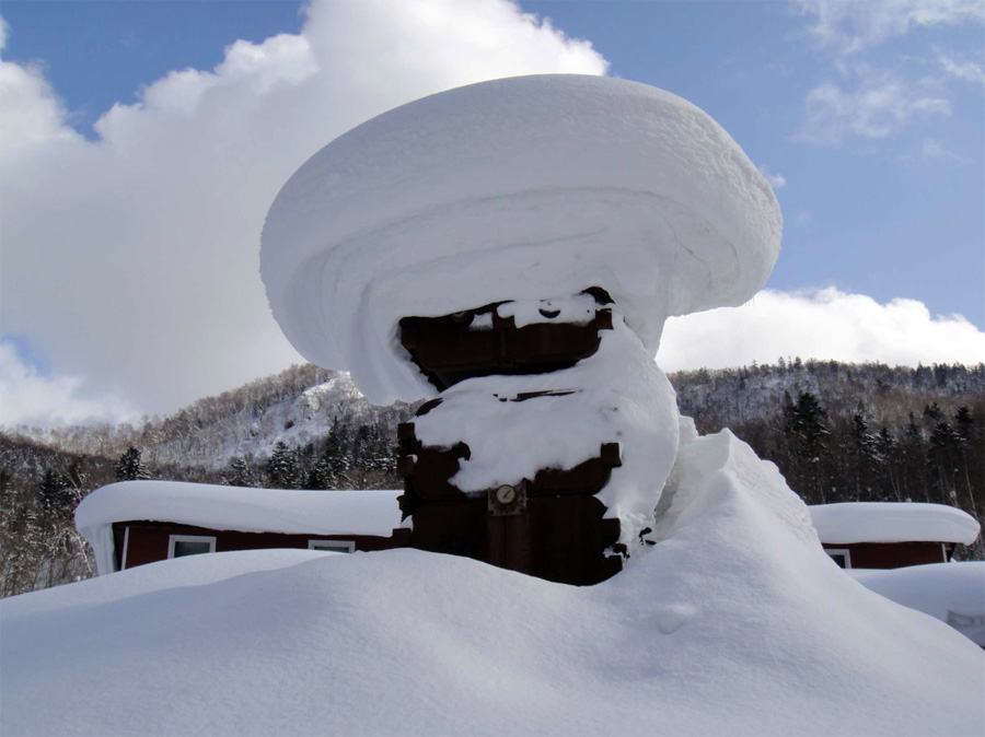 ドロームも大雪に埋もれて・・・・・