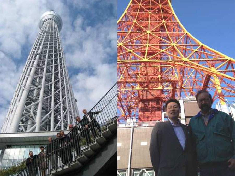 スカイツリーと東京タワー